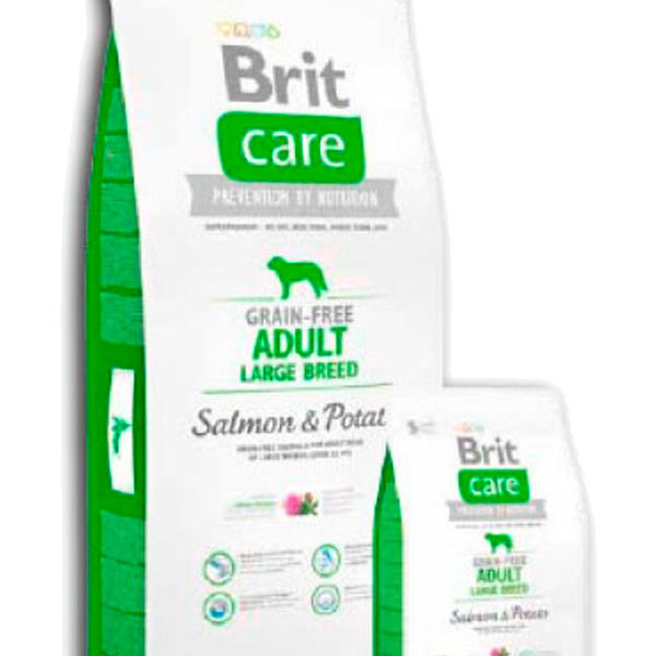 Brit Care Grain Free Adult Salmón y Patata Large Breed