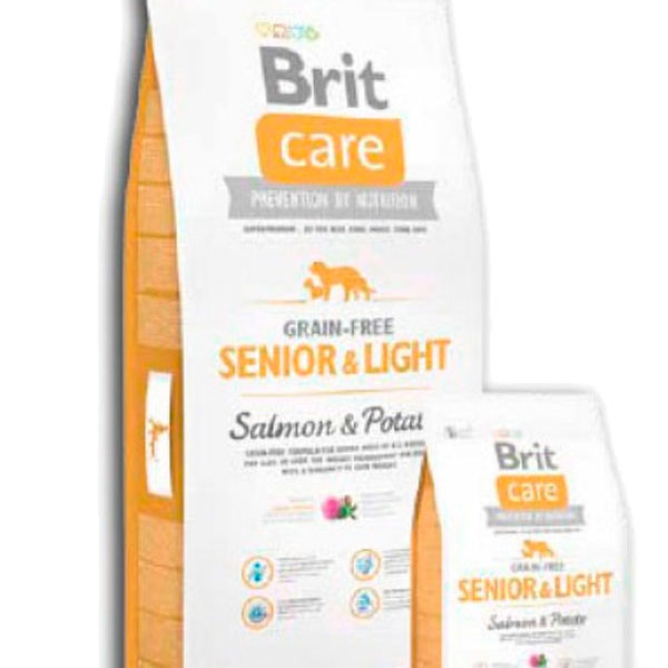 Brit Care Grain Free Senior & Light Salmon y Patata
