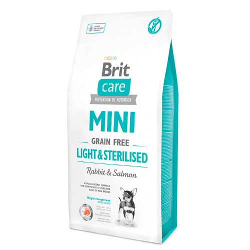 maravilloso Ahorro maestría Brit Care Mini Grain Free Light & Esterilizados – Más que piensos