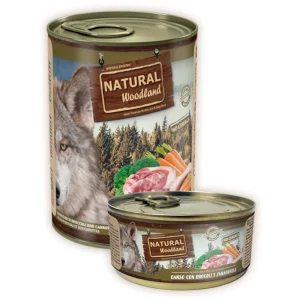 Natural Woodland Ganso con Brócoli y Zanahorias para Perros