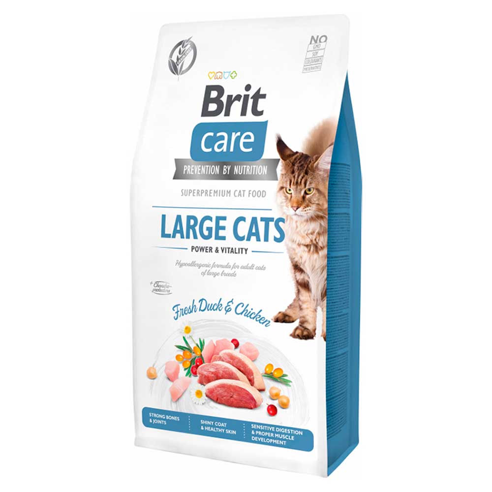 extremadamente Optimista Tierra Brit Care Cat Adult Large Cats Power Vitality – Más que piensos