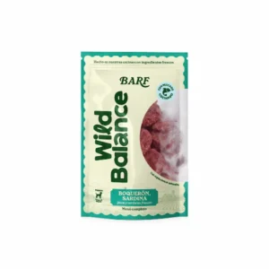 Wild Balance menú completo BARF de boquerón y sardina con verduras frescas para perros