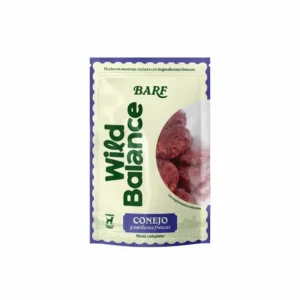 Wild Balance menú completo BARF de conejo y verduras frescas para perros