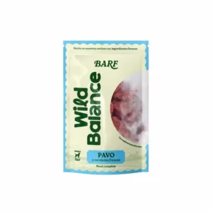 Wild Balance menú completo BARF de pavo y verduras frescas para perros