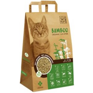 Arena para gatos organica y biodegradable