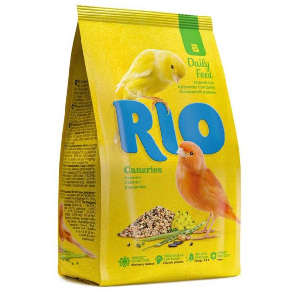 Rio alimento diario canarios