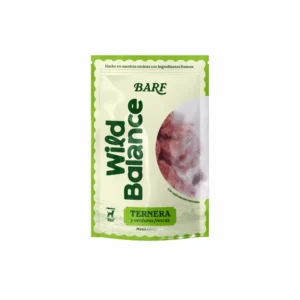 Wild Balance menú completo BARF de ternera y verduras frescas para perros
