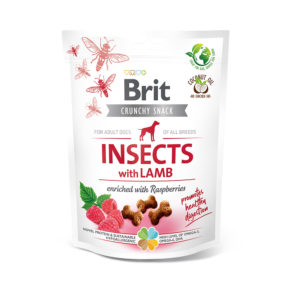 brit crunchy snack instectos con cordero