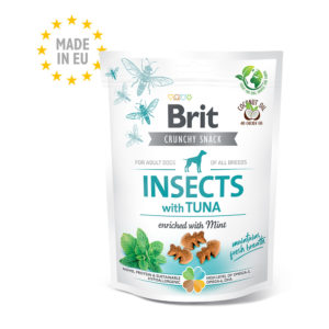 brit crunchy snack insectos con atún