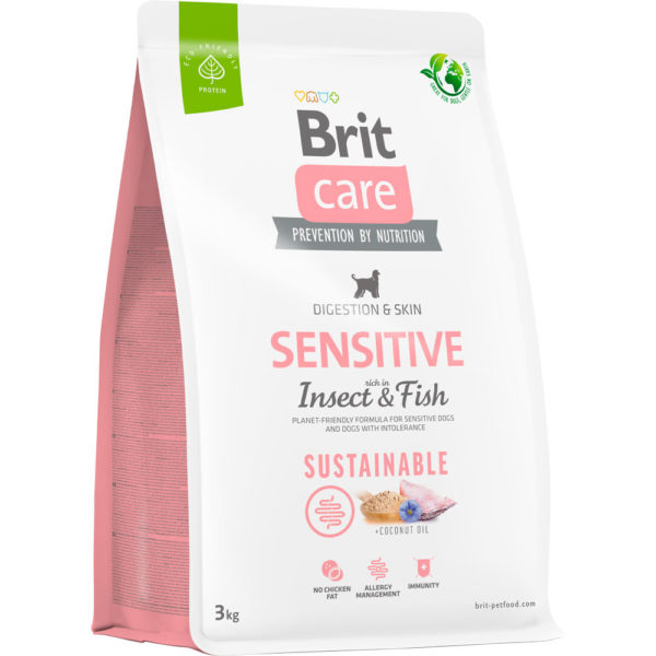 Brit Care Dog Sostenible Adult Sensible Pescado e Insecto