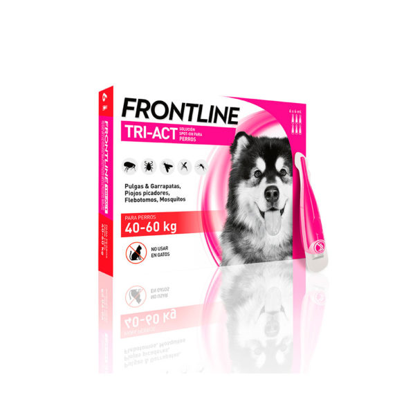 Frontline Tri-Act Pipetas Para Perros Protección Total De 40-60Kg