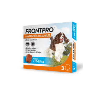 Frontpro Comprimidos Masticables Antiparasitario Perros 10 a 25Kg
