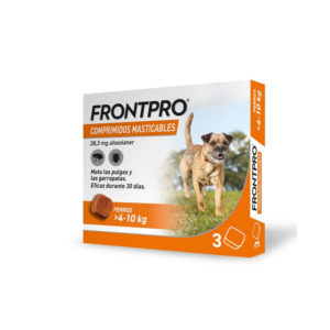 Frontpro Comprimidos Masticables Antiparasitario Perros 4 a 10Kg