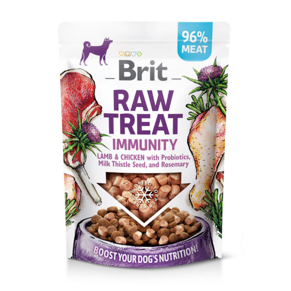 Brit Raw Treat Immunity Cordero y pollo con probióticos