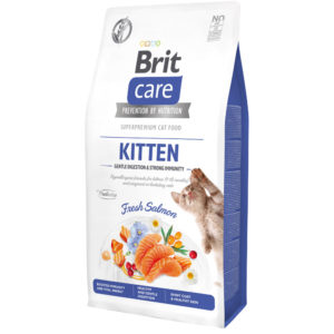Brit Care Cat Grain-Free Kitten Salmón Digestion & Immunity Hipoalergénico