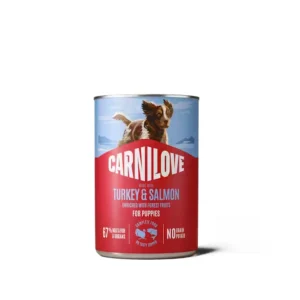 pate can food pavo salmon cachorro perro 400g comida humeda