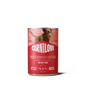 lata carnilove venado y reno perro adulto sin cereales sin patata 400g
