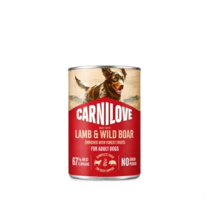 lata carnilove cordero y jabali perro adulto sin cereales sin patata 400g