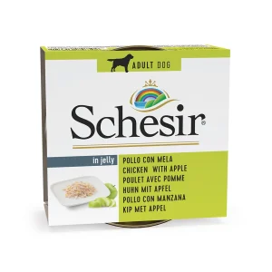 Schesir Lata Perro Adulto Pollo con Manzana 150gr