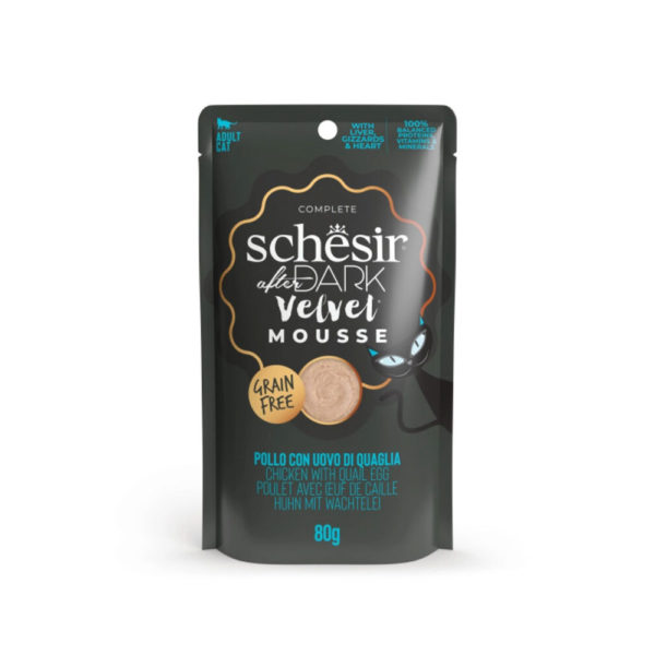 Schesir After Dark Velvet Mousse De Pollo Con Huevo 80gr