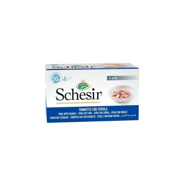 Schesir Multipack De Atún Con Lubina En Gelatina 4 x 85gr