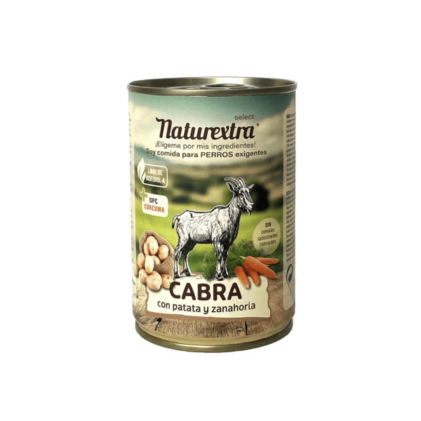 Comida Húmeda Naturextra Cabra 400g