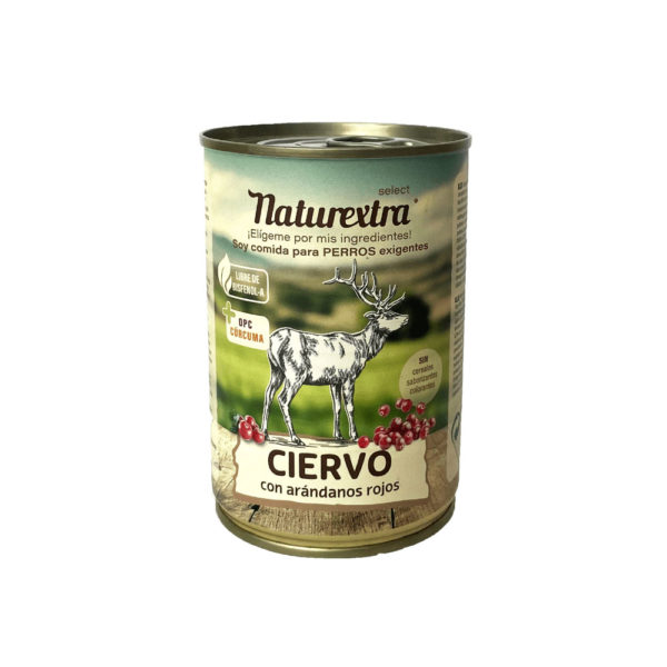 Comida Húmeda Naturextra Ciervo 400g