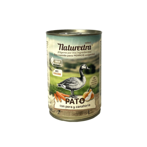 Comida Húmeda Naturextra Pato 400g