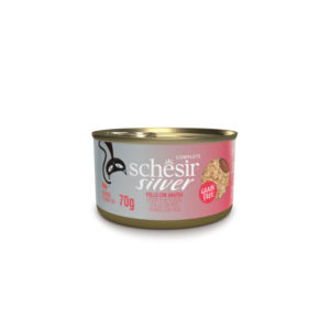 Schesir Silver Lata Gato Senior Mousse Pollo Con Pato 70gr