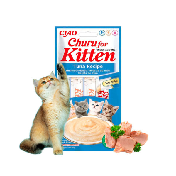 Churu Rolls KITTEN Receta de Atún