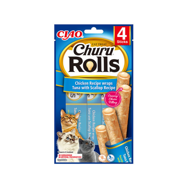 Churu Rolls Receta de Atún con Vieira