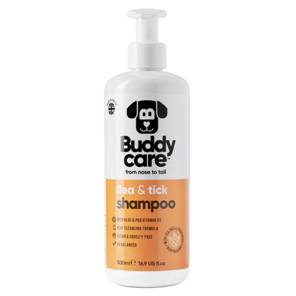 BuddyCare Champú contra Pulgas y Garrapatas Dog