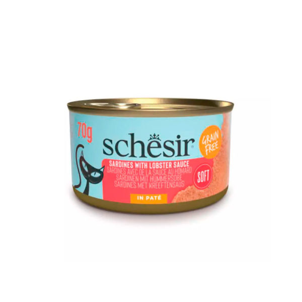 Schesir Sardinas con Salsa de Bogavante en Paté 70gr