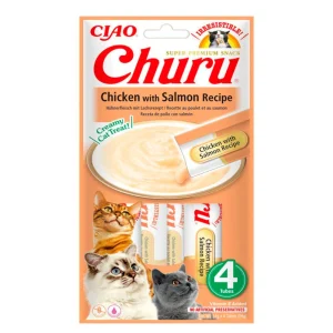 Churu Puré Receta de Pollo con Salmon