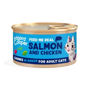 Edgard Cooper Lata de Salmón y Pollo para Gatos