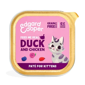 Edgard Cooper Kitten Tarrina de Pavo y Pollo de Coral