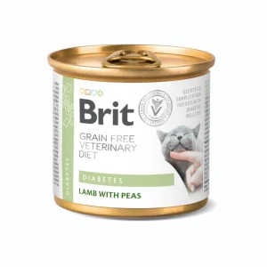 Brit Latas Grain Free Veterinary Diets Diabetes para Gatos 6 x 200gr
