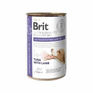 Brit Latas Grain Free Veterinary Diets Gastrointestinal Low Fat para Perros 6 x 400gr