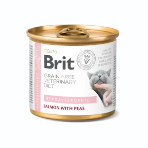 Brit Latas Grain Free Veterinary Diets Hypoallergenic para Gatos 6 x 200gr