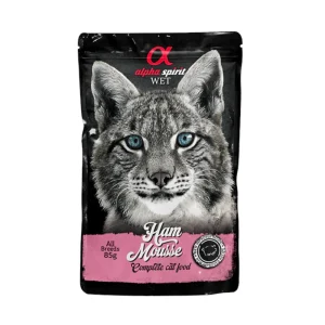 Alpha Spirit Wet Mousse de Jamón para Gatos