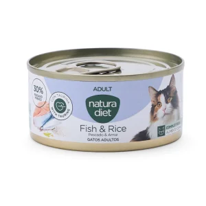 Natura Diet Cat Paté Adult Fish & Rice 85g