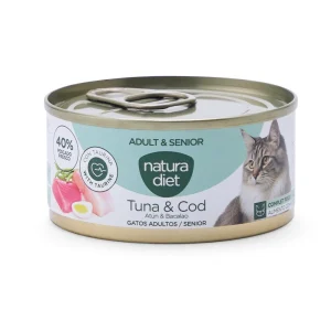 Natura Diet Cat Paté Adult & Senior Tuna & Cod 85g