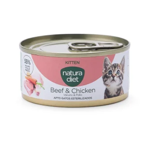 Natura Diet Cat Paté Kitten Beef & Chicken 85g