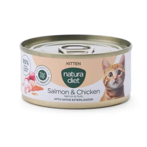 Natura Diet Cat Paté Kitten Salmon & Chicken 85g