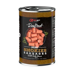 Alpha Spirit Realfood Mini Salchichas Smokies para Perros