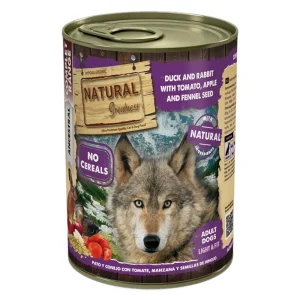 Natural Greatness Pato y Conejo con Tomate, Manzana y Semillas de Hinojo