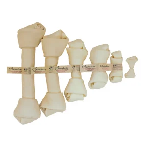 Aninatura Huesos Blancos de Piel Natural para Perros