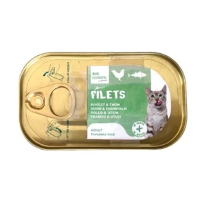 Bubimex Bubi Nature Filets Adult Lata de Pollo con Atún en Caldo para Gatos