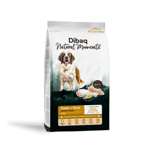 Dibaq Natural Moments Dog Farm & Field Adult Maxi de Pavo y Pollo con Arroz para Perros