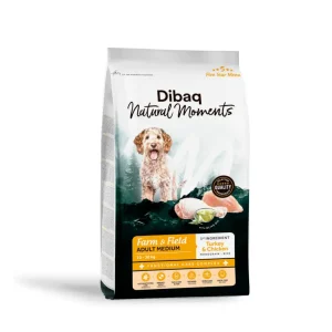 Dibaq Natural Moments Dog Farm & Field Adult Medium de Pavo y Pollo con Arroz para Perros